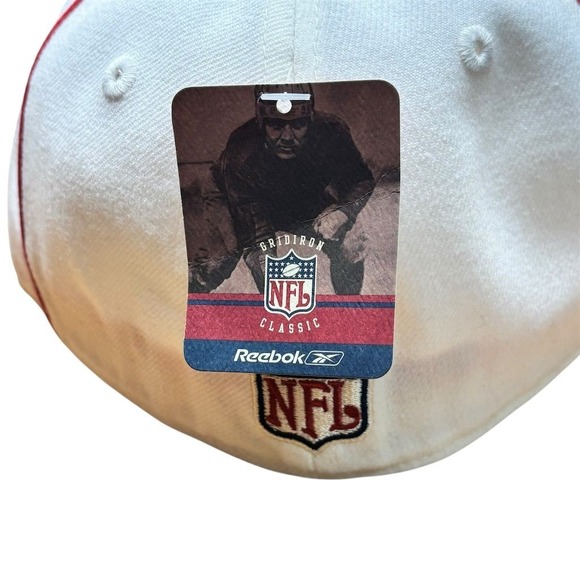 Vintage Houston Oilers NFL Red Hat Reebok Unisex Size 7 Football Cap - Picture 6 of 9